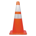 Traffic Cone 14X14X28 Orange/Silver