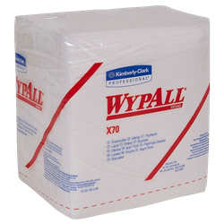 Kimberly Clark Professional WYPALL Workhorse X70 Quarterfold Rags 12.5x12 76/pack 12 packs/cs