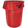Rubbermaid Brute 44 Gallon Round Container, Red