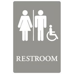 Men & Women Restroom w/ Wheel Chair
