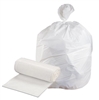 PolyTech Linear Low Density Trash Bags 40x46 (40-45 gallon)  .7MIL  WHITE  100/BX