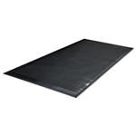 Clean Step Outdoor Rubber Scraper Mat, 36 x 60, Black