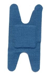 Metal Detectable Hi-Vis Blue Knuckle Bandage 25/bx