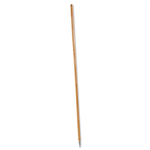 Metal Tip 1 1/8 Threaded Hardwood Broom Handle