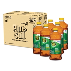 Pine-Sol Multi-Surface Cleaner Disinfectant, Pine, 60oz Bottle, 6/Ctn