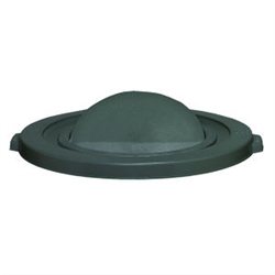 Continental Huskee 32 Gallon Tip Top Receptacle Lid, Gray