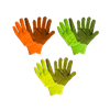 Hi-Vis Canvas PVC Dot Glove