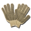 Machine Knit 2-side PVC Dot Glove, Polyester/Cotton 12pk 