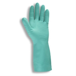 Unsupported Nitrile Glove, 22mil Green 12pk