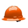 Duo Full Brim Helmet, 4 point Ratchet Suspension, Orange