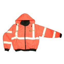 Reptyle Quilted Bomber Jacket Class 3 Type R Orange