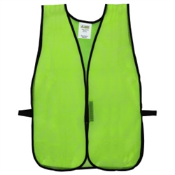 General Purpose Safety Vest non-rated Lime Green 12pk
