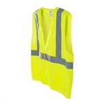 Hi-Vis Safe-T Vest Lime Green 12pk Large