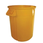 44 Gallon Trash Can Container Yellow