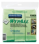Kimberly Clark Professional WYPALL Microfiber Cloths Green 6/cs