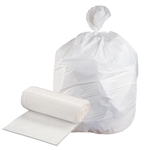 PolyTech Linear Low Density Trash Bags 30x36 (20-30 gallon)  .7MIL  WHITE 200/BX