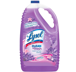 Lysol Clean & Fresh Cleaner/Disinfectant Lavender-Orchid 4gal/cs