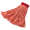 Rubbermaid Commercial Webfoot Shrinkless Mop Medium, Red