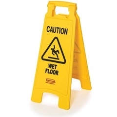 Rubbermaid Commercial Wet Floor Sign (English)