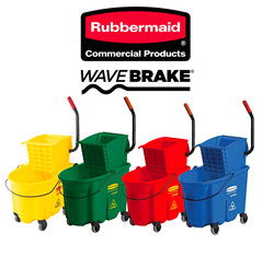 Rubbermaid WaveBrake Side-Press Wringer/Bucket Combo 35-quart