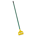 Rubbermaid Commercial Invader Side Gate Mop Handle 60" Green Fiberglass Handle/Yellow Plastic Head