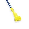 Rubbermaid Commercial Gripper Clamp Style Mop Handle 60" Blue Handle/Yellow Plastic Head