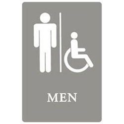 Mens Restroom w/ Wheel Chair Accessible